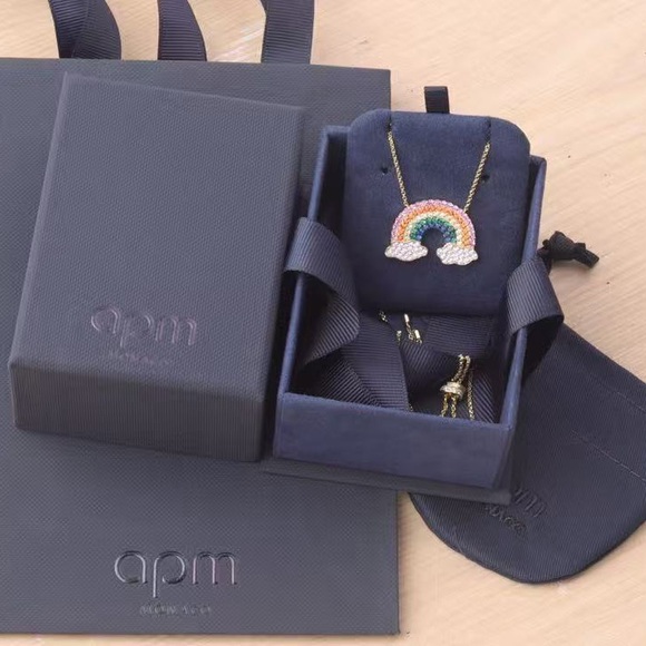 APM Monaco Rainbow Necklace - Picture 1 of 7